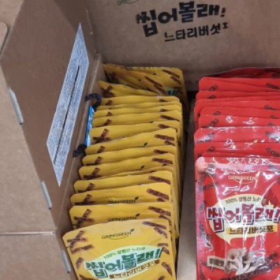느타리버섯포 순한맛,매운맛